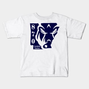 870 Hog Navy Kids T-Shirt